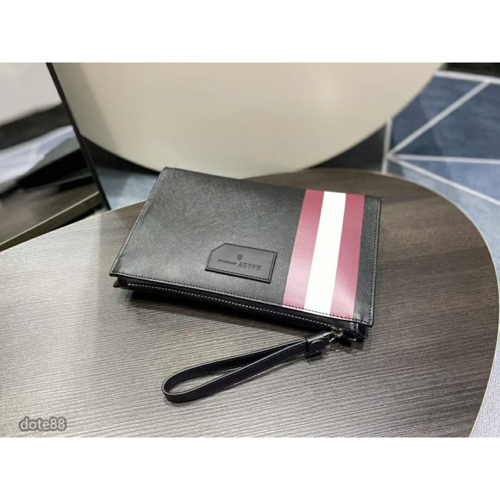 BALLY巴厘男士手拿包頭層牛皮製作定制五金配件拉鍊開合既方便實用又新增安全感整體簡潔大方可商務可休閒可手拎可手拿-細節圖4