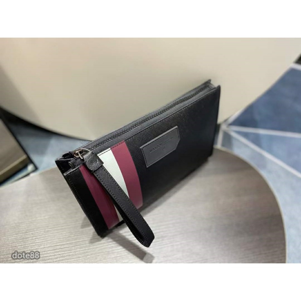 BALLY巴厘男士手拿包頭層牛皮製作定制五金配件拉鍊開合既方便實用又新增安全感整體簡潔大方可商務可休閒可手拎可手拿-細節圖7