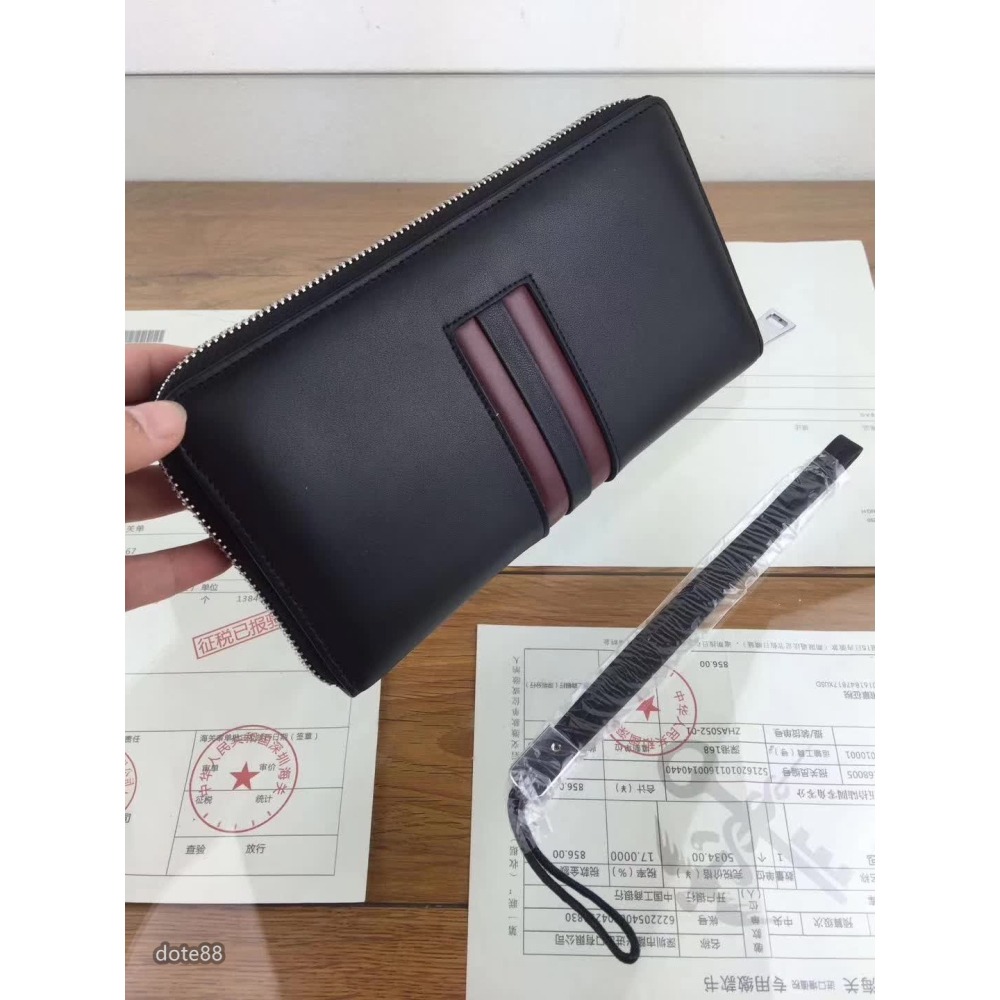 BALLY巴厘新款式男士手拿包五金拉鍊拉合順滑休閒 運動 逛街 宴會  晚宴  交換禮物父親節  情人節  生日禮物-細節圖2