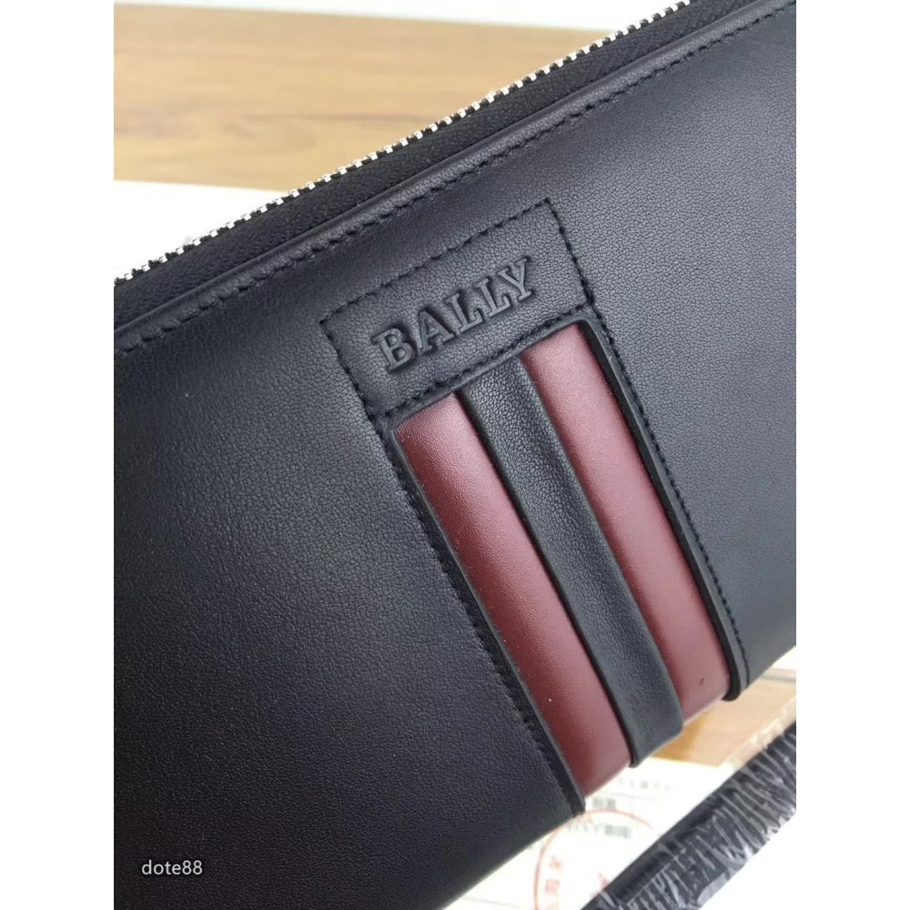 BALLY巴厘新款式男士手拿包五金拉鍊拉合順滑休閒 運動 逛街 宴會  晚宴  交換禮物父親節  情人節  生日禮物-細節圖4