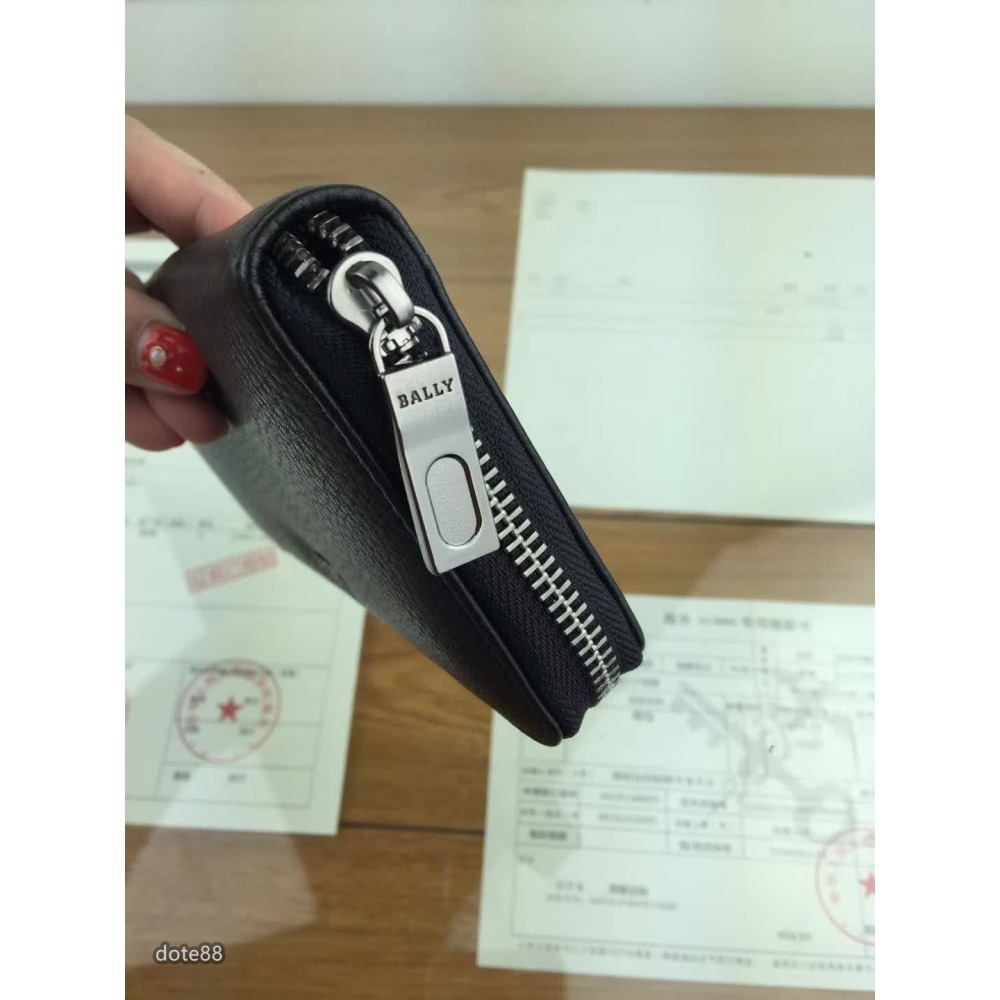 BALLY巴厘新款式男士手拿包五金拉鍊拉合順滑休閒 運動 逛街 宴會  晚宴  交換禮物父親節  情人節  生日禮物-細節圖4