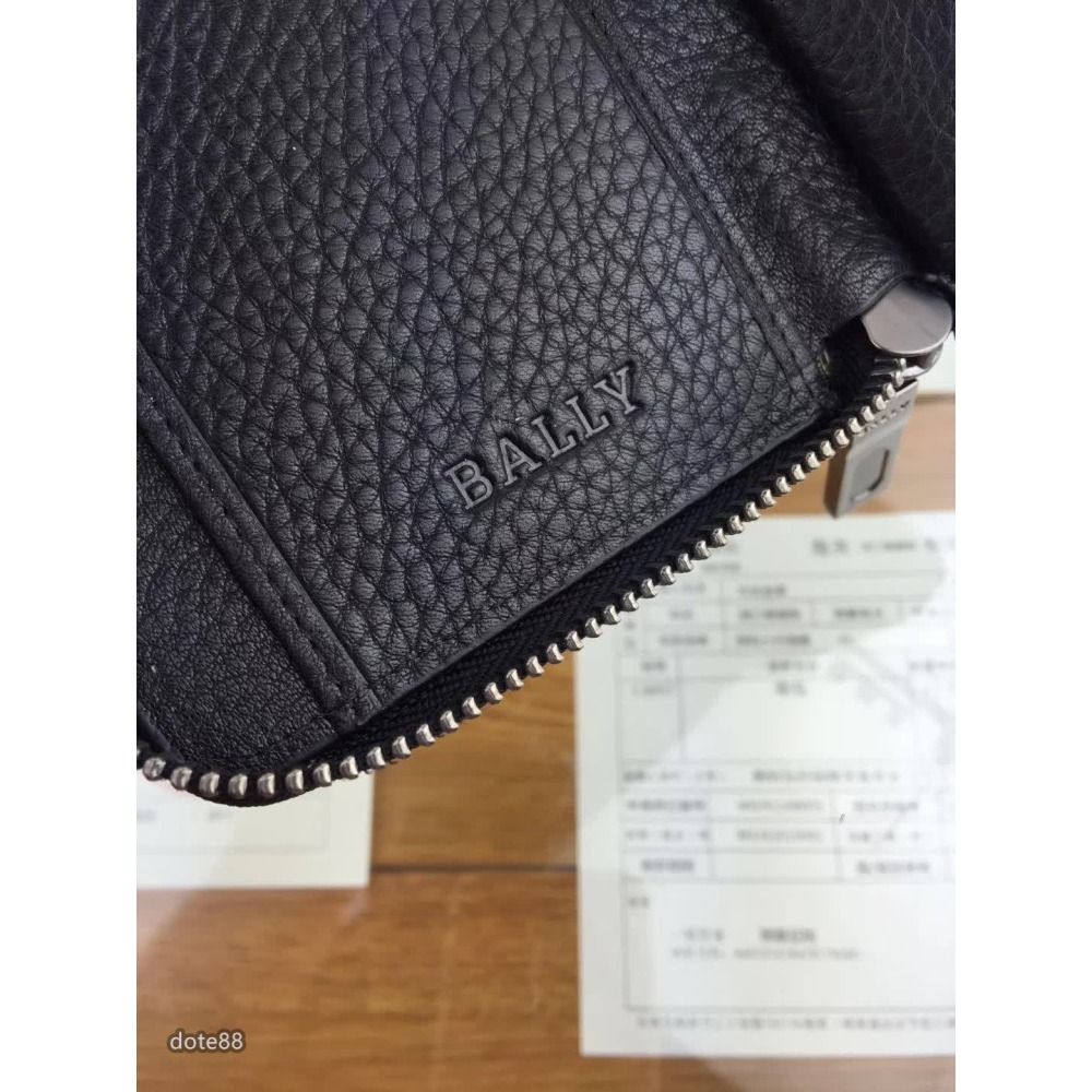 BALLY巴厘新款式男士手拿包五金拉鍊拉合順滑休閒 運動 逛街 宴會  晚宴  交換禮物父親節  情人節  生日禮物-細節圖8