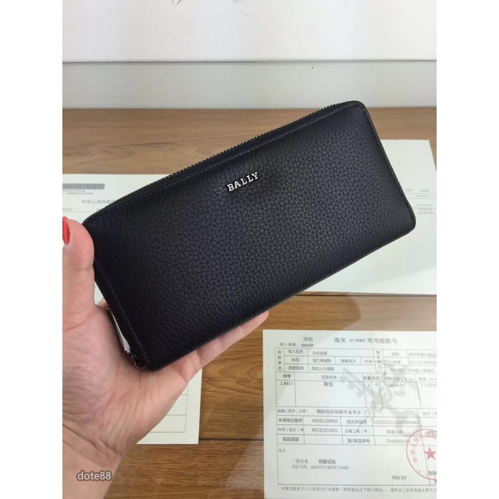 BALLY巴厘新款式男士手拿包五金拉鍊拉合順滑休閒 運動 逛街 宴會  晚宴  交換禮物父親節  情人節  生日禮物-細節圖9