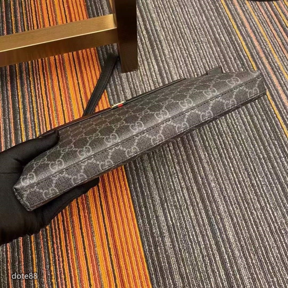 GUCCI古馳小牛花皮獨特風格製作超大容量空間設計百搭 簡約 時尚潮流行  奢華多隔層多卡位+暗格拉鍊-細節圖6