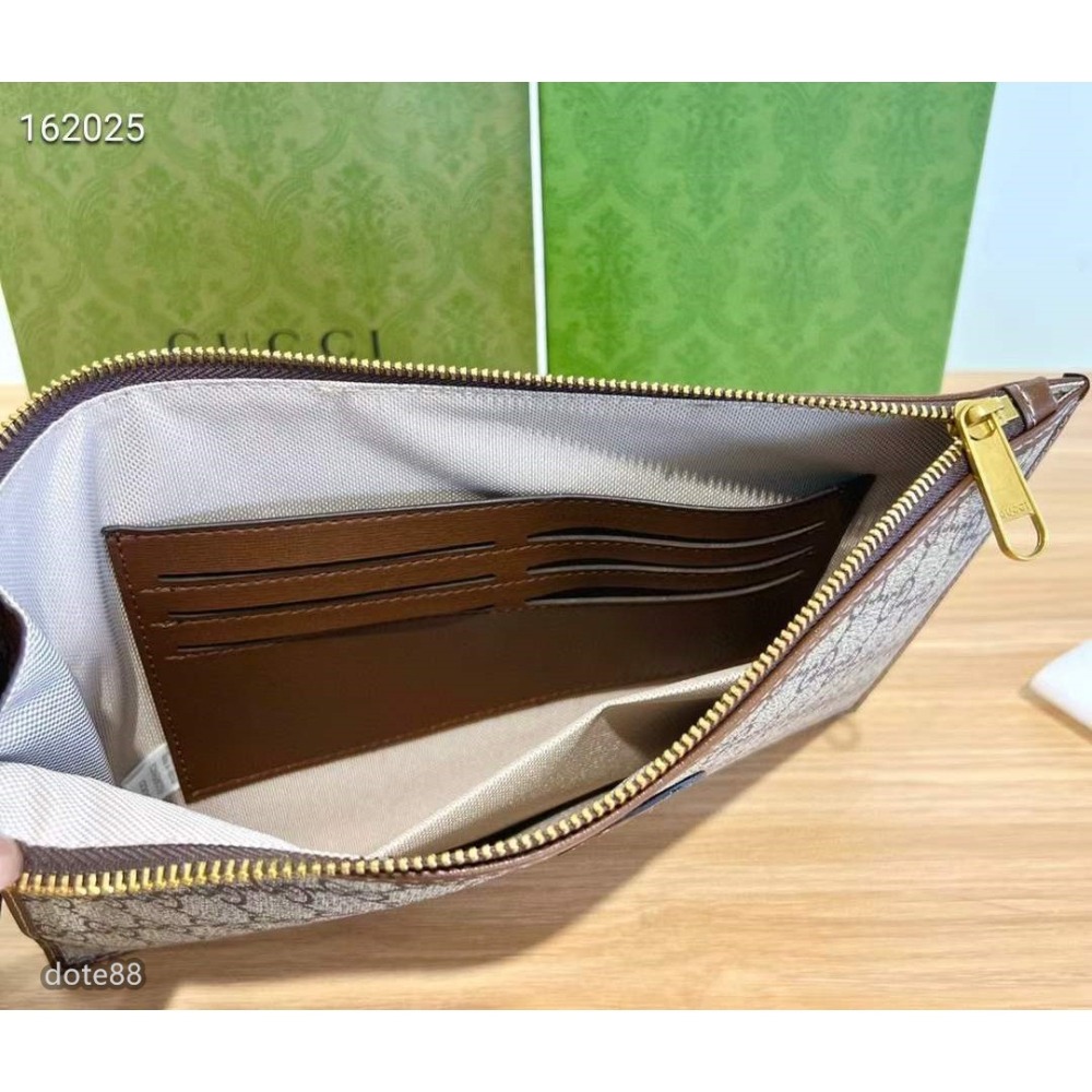 GUCCI古馳互扣式雙G手拿包內裡耐磨休閒 運動 逛街 宴會  晚宴  交換禮物  父親節禮物出門必備  百搭 簡約-細節圖8