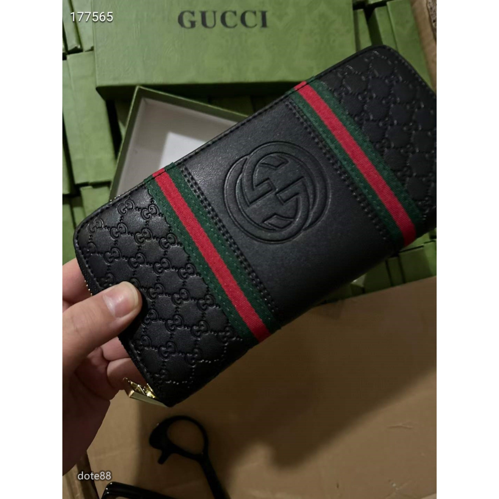 GUCCI古馳手拿包簡約耐看頭層牛皮材質容量大超級百搭出門必備送男友禮物逛街 宴會  晚宴交換禮物素色-細節圖2