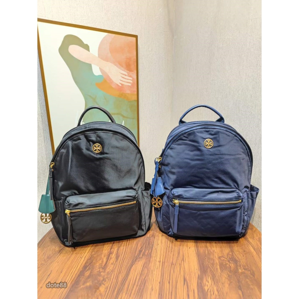 TORY BURCH湯麗柏琦尼龍雙肩包背包經典容量很足經典設計百搭時尚時尚潮流內部空間充足送男友禮物出門必備-細節圖3
