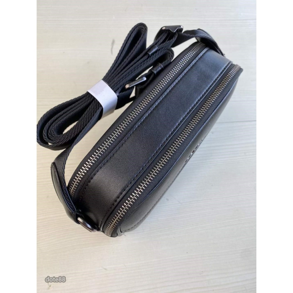 coach蔻馳男士單肩背斜挎包大容量輕便實用出門必備雙拉鍊雙隔層百搭有型簡約時尚潮流行休閒逛街生日節日情人節禮物-細節圖6