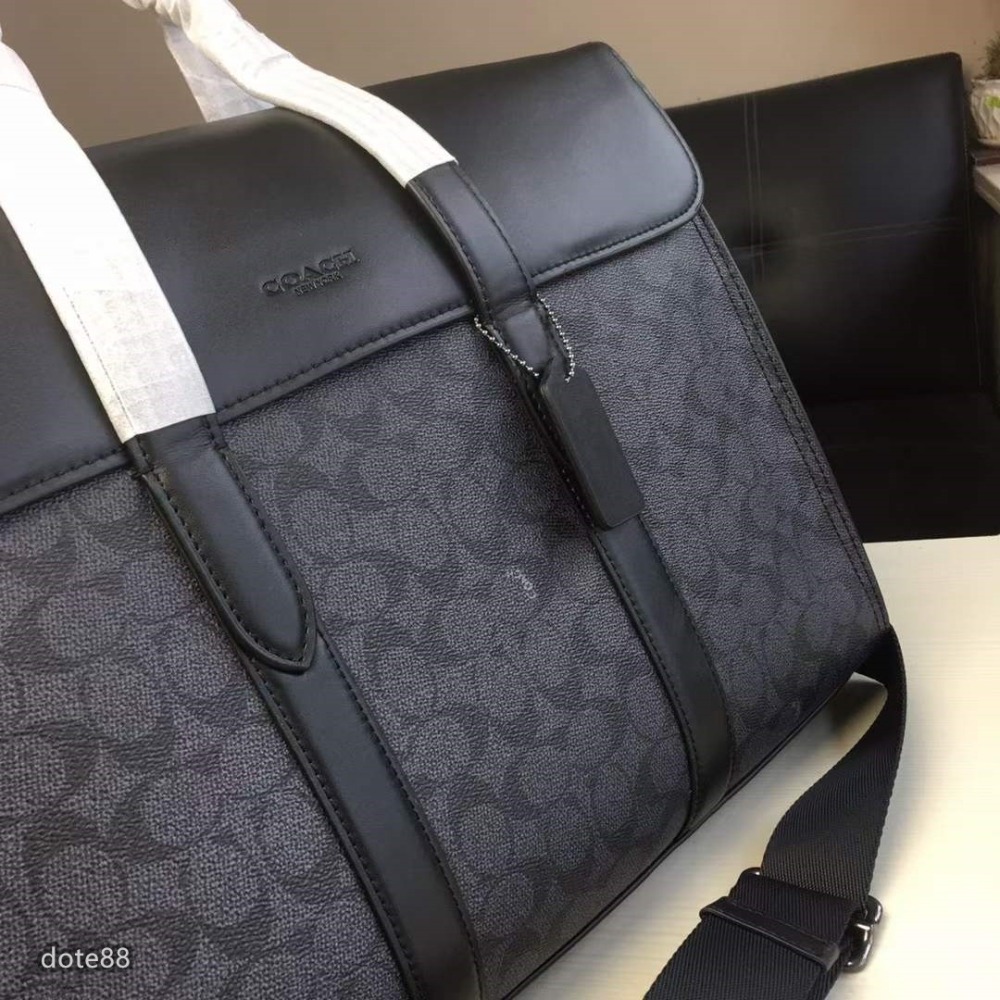 coach蔻馳男士公事包公事包大容量輕便實用磁鐵吸扣出門必備百搭有型簡約時尚潮流行休閒逛街生日禮物父親節禮物-細節圖3