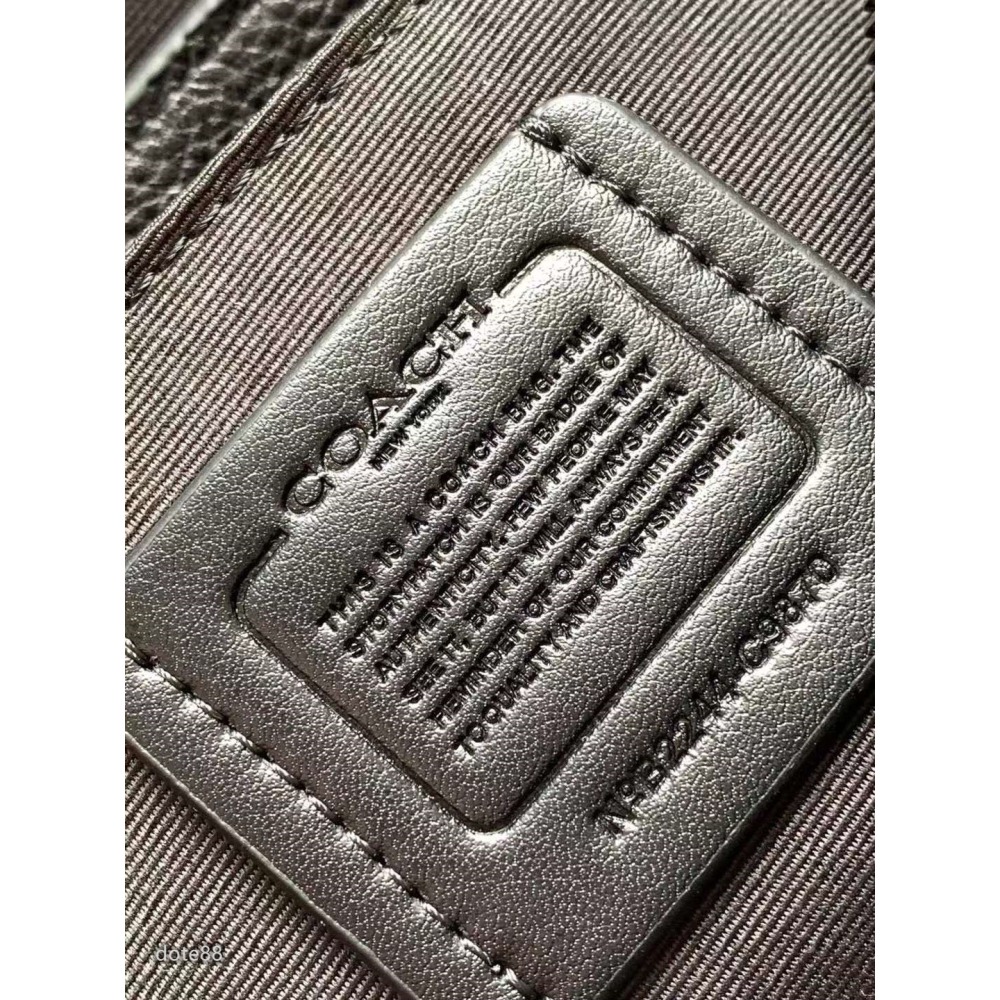 coach蔻馳棕色男士單肩包郵差包大容量輕便實用帶手機袋便捷扣開合出門必備百搭有型簡約時尚潮流行休閒逛街生日禮物情人節-細節圖9