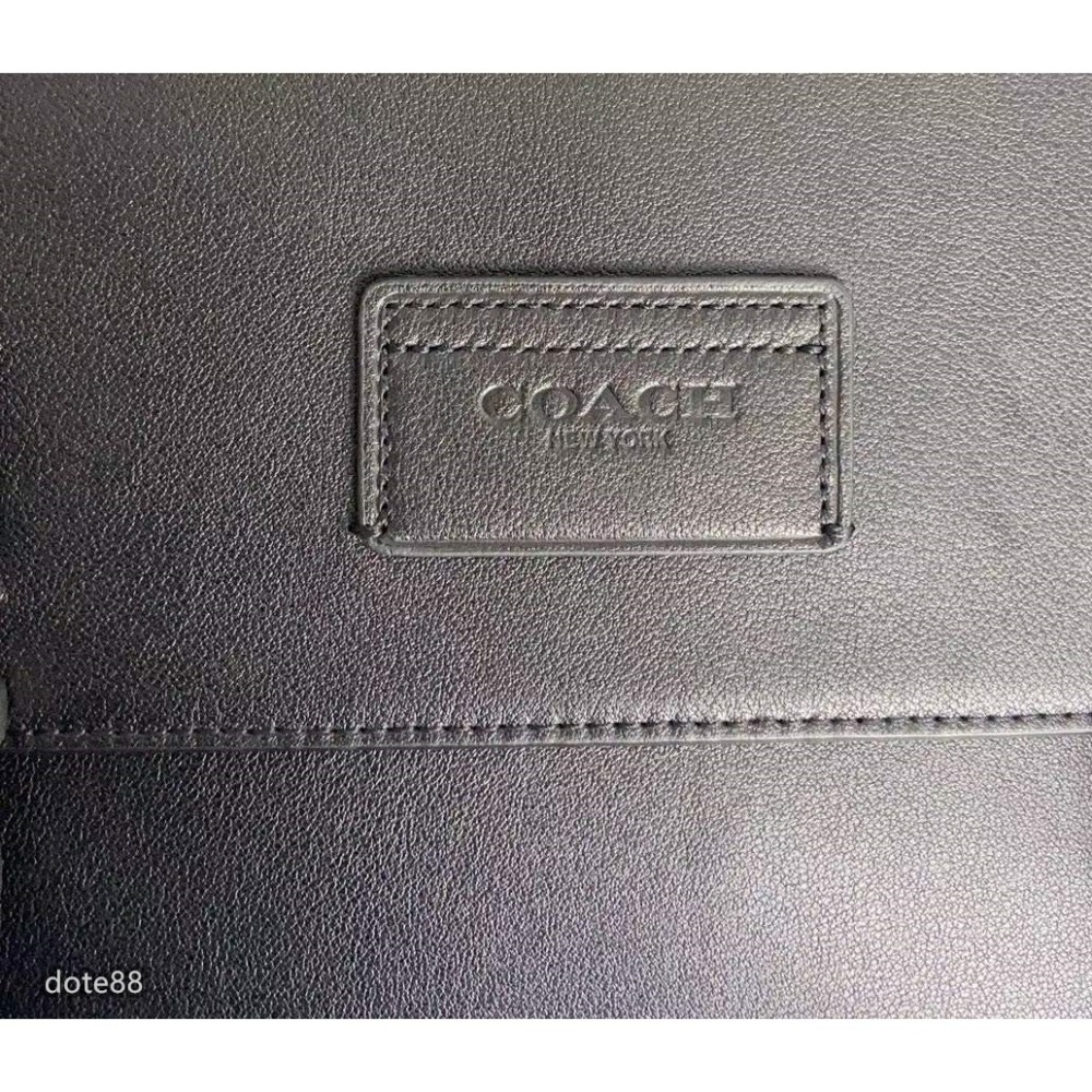 coach 蔻馳男包公事包大容量隔層可肩背斜挎可調節肩帶輕便實用出門必備百搭有型簡約時尚潮流休閒逛街生日禮物情人節禮物-細節圖4