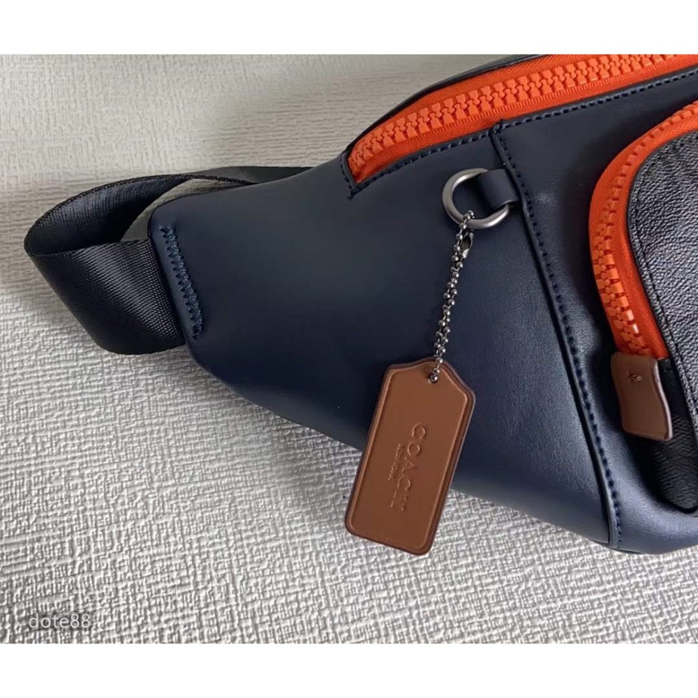 coach蔻馳男包男士腰包胸包大容量拉鍊開合輕便實用出門必備百搭有型簡約時尚潮流行休閒逛街生日禮物情人節禮物-細節圖6