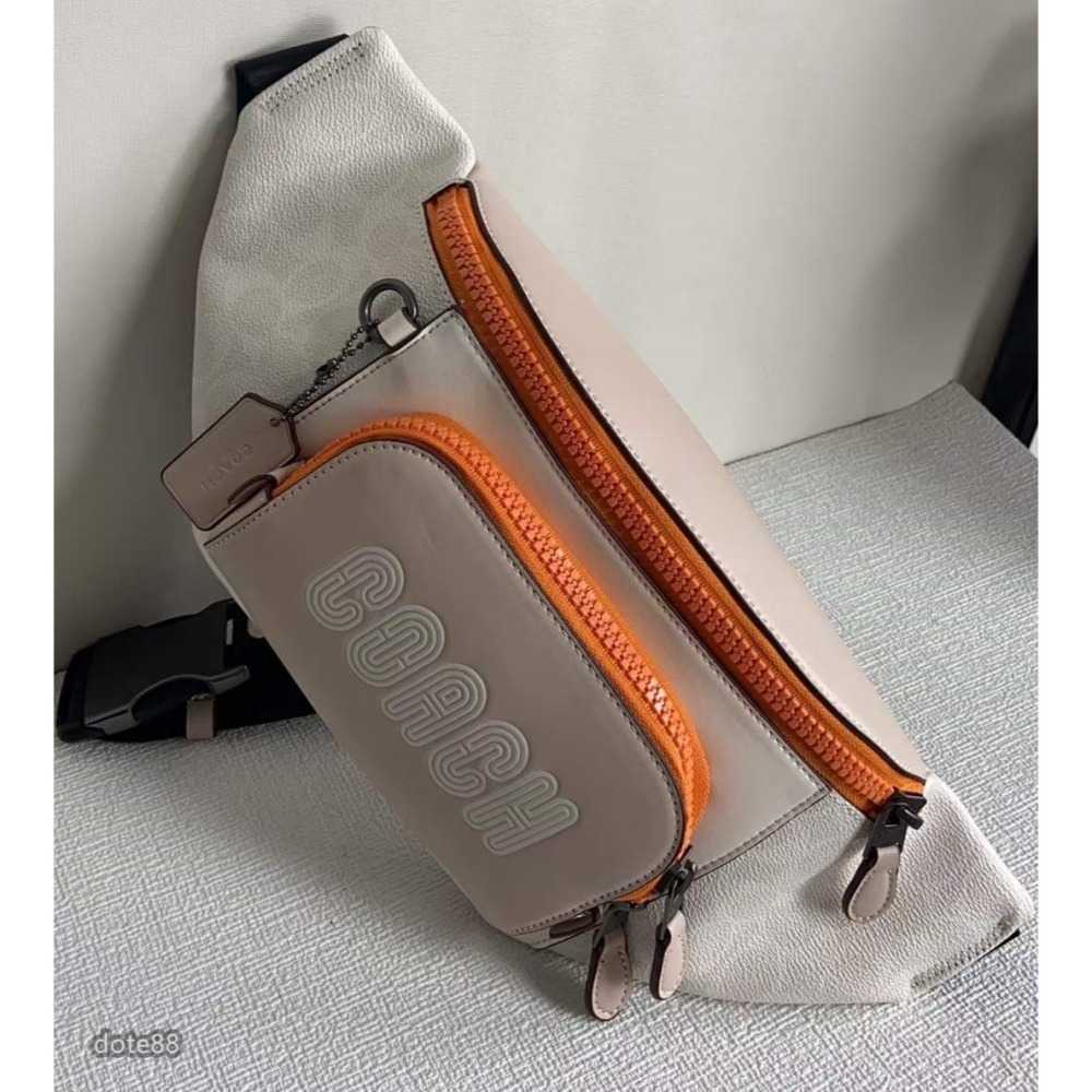 coach蔻馳男包男士腰包胸包大容量拉鍊開合輕便實用出門必備百搭有型簡約時尚潮流行休閒逛街生日禮物情人節禮物-細節圖2