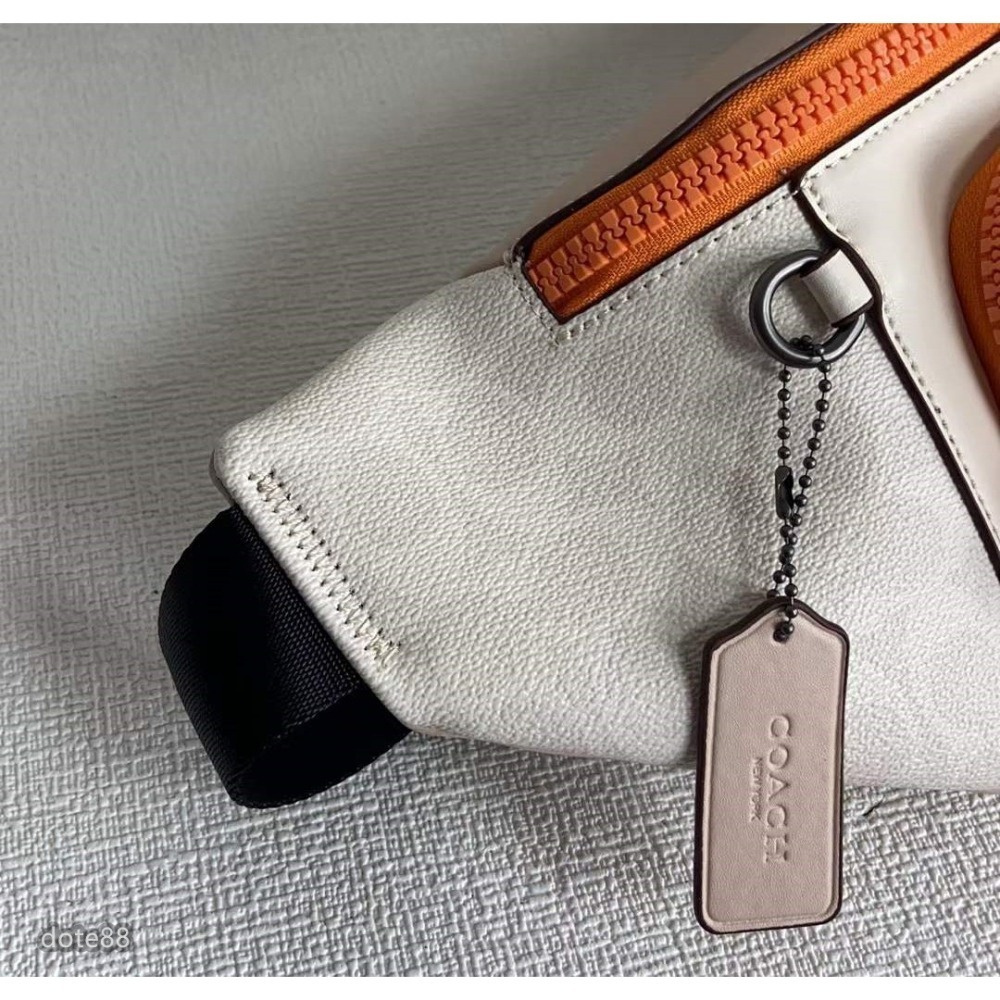 coach蔻馳男包男士腰包胸包大容量拉鍊開合輕便實用出門必備百搭有型簡約時尚潮流行休閒逛街生日禮物情人節禮物-細節圖6