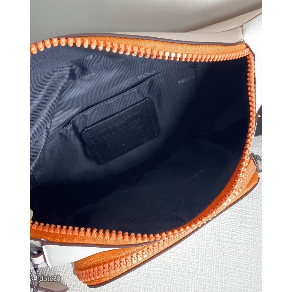 coach蔻馳男包男士腰包胸包大容量拉鍊開合輕便實用出門必備百搭有型簡約時尚潮流行休閒逛街生日禮物情人節禮物-細節圖8