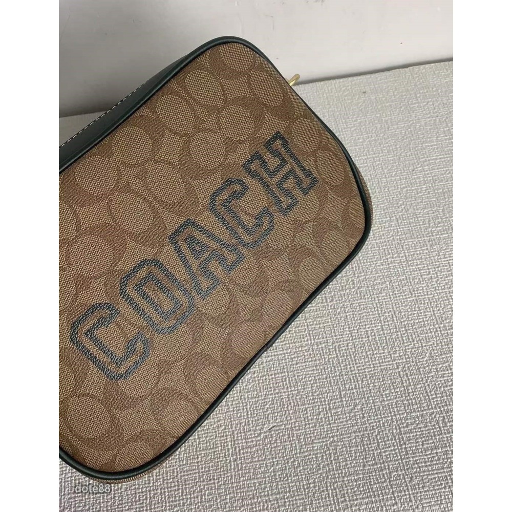 coach蔻馳男包斜挎相機包大容量耳機包多功能袋拉鍊開合輕便實用出門必備百搭簡約時尚潮流休閒逛街生日禮物情人節禮物-細節圖6