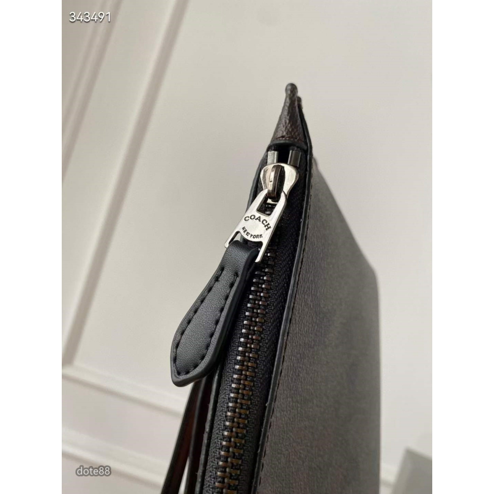 coach蔻馳專櫃新款手拿包大容量內部有夾層輕便實用出門必備百搭有型簡約時尚潮流行休閒逛街生日禮物情人節禮物-細節圖6