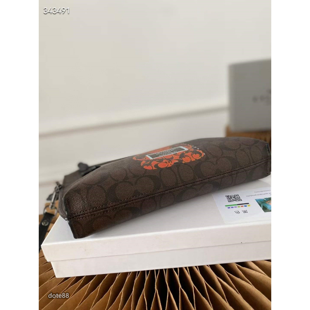 coach蔻馳專櫃新款手拿包大容量內部有夾層輕便實用出門必備百搭有型簡約時尚潮流行休閒逛街生日禮物情人節禮物-細節圖7