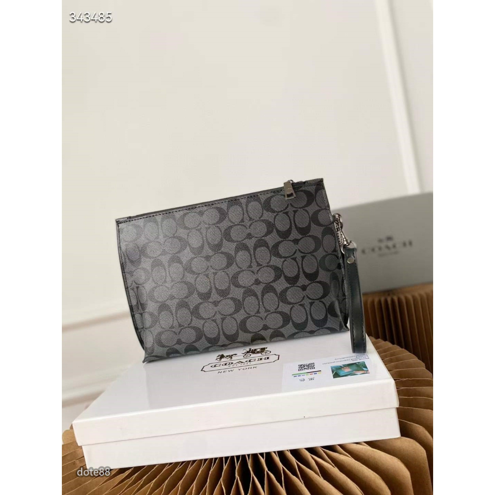 coach蔻馳專櫃新款手拿包大容量內部有夾層輕便實用出門必備百搭有型簡約時尚潮流行休閒逛街生日禮物情人節禮物-細節圖2