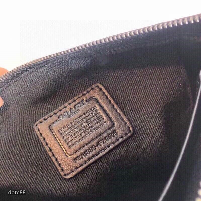coach蔻馳男士手拿包大容量送父親有夾層輕便實用出門必備百搭有型簡約時尚潮流行休閒逛街生日禮物情人節禮物-細節圖7