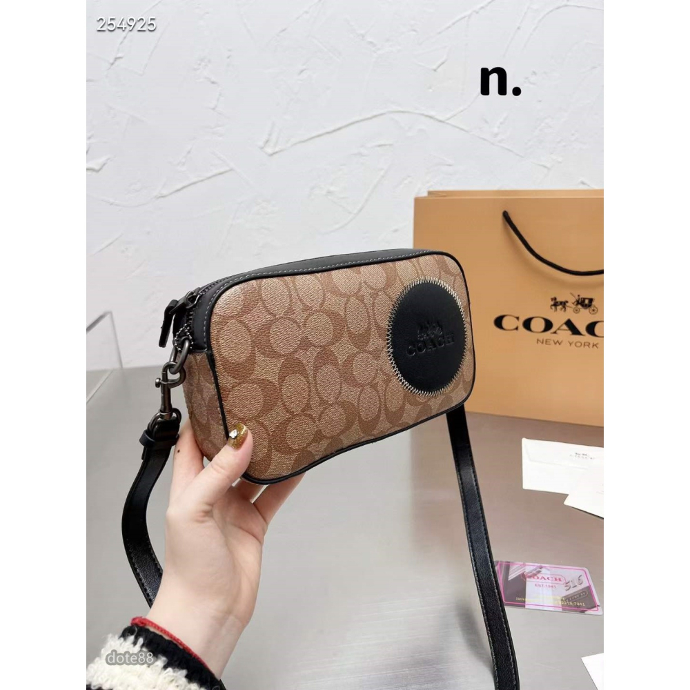 coach蔻馳男士相機包單肩包耐磨耐用簡便實用大容量有夾層輕便實用出門必備百搭有型簡約時尚潮流行休閒逛街生日情人節禮物-細節圖5