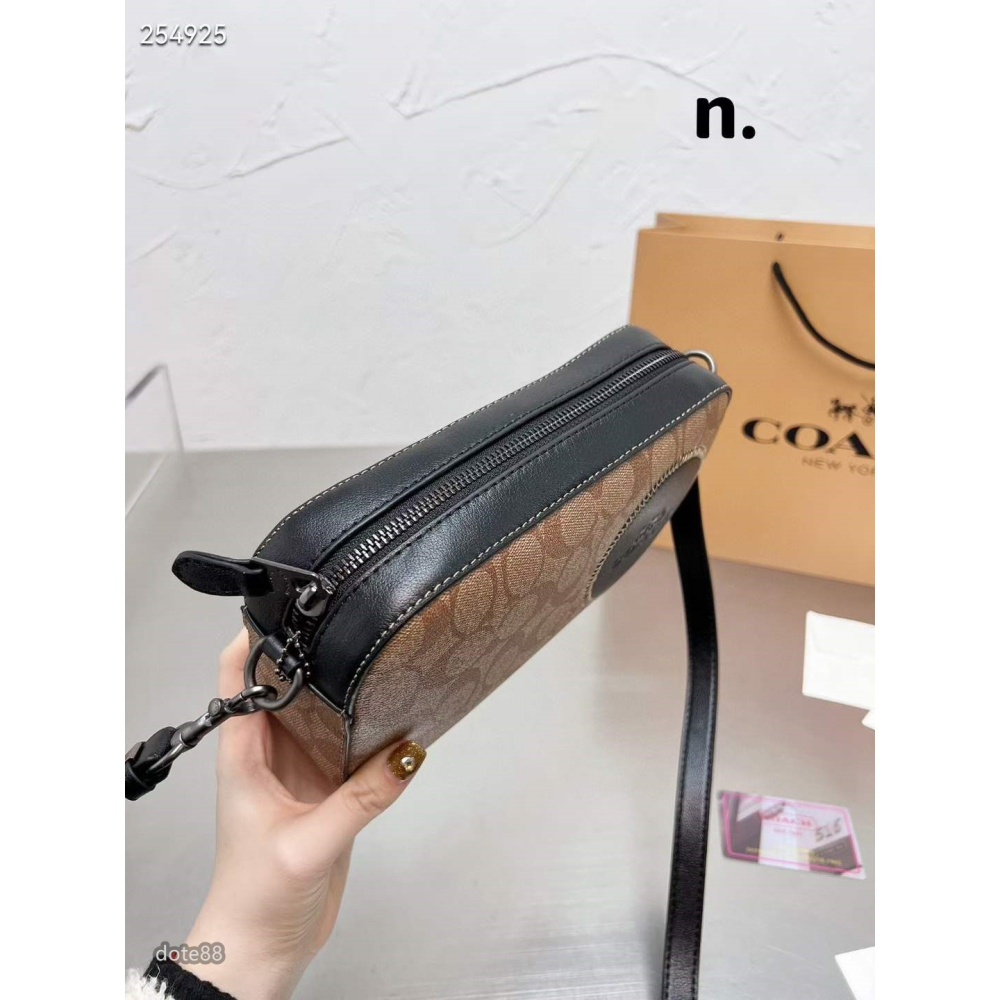 coach蔻馳男士相機包單肩包耐磨耐用簡便實用大容量有夾層輕便實用出門必備百搭有型簡約時尚潮流行休閒逛街生日情人節禮物-細節圖6