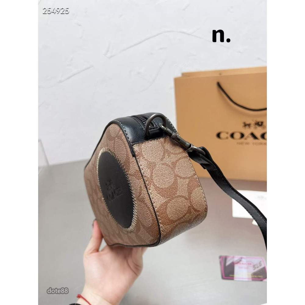 coach蔻馳男士相機包單肩包耐磨耐用簡便實用大容量有夾層輕便實用出門必備百搭有型簡約時尚潮流行休閒逛街生日情人節禮物-細節圖7