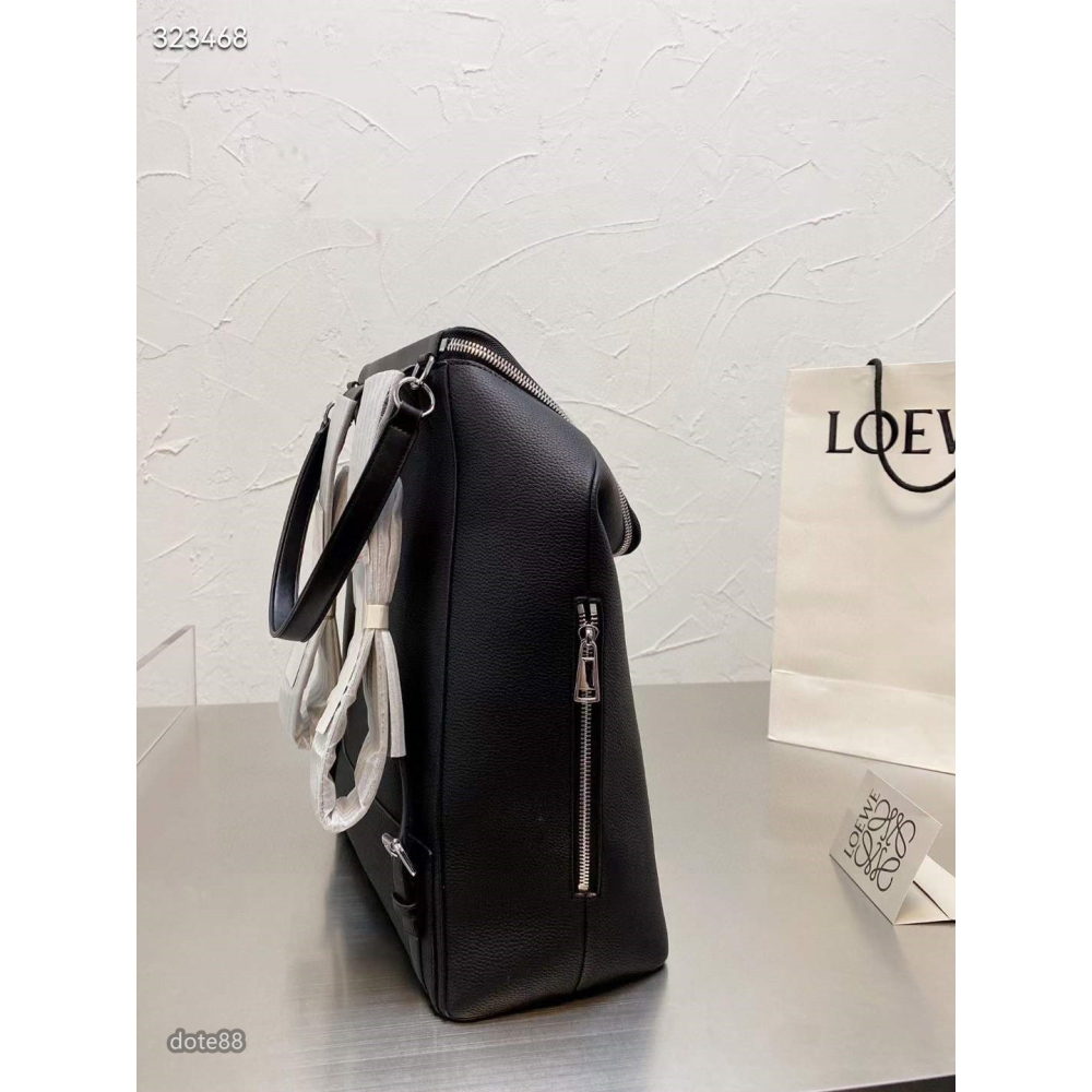 Loewe Goya Small Backpack 羅意威新款男士雙肩包背包簡約大氣拉鍊開合耐磨耐用實用大容量節禮-細節圖3