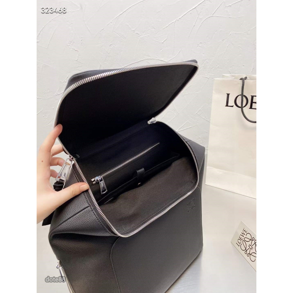 Loewe Goya Small Backpack 羅意威新款男士雙肩包背包簡約大氣拉鍊開合耐磨耐用實用大容量節禮-細節圖8