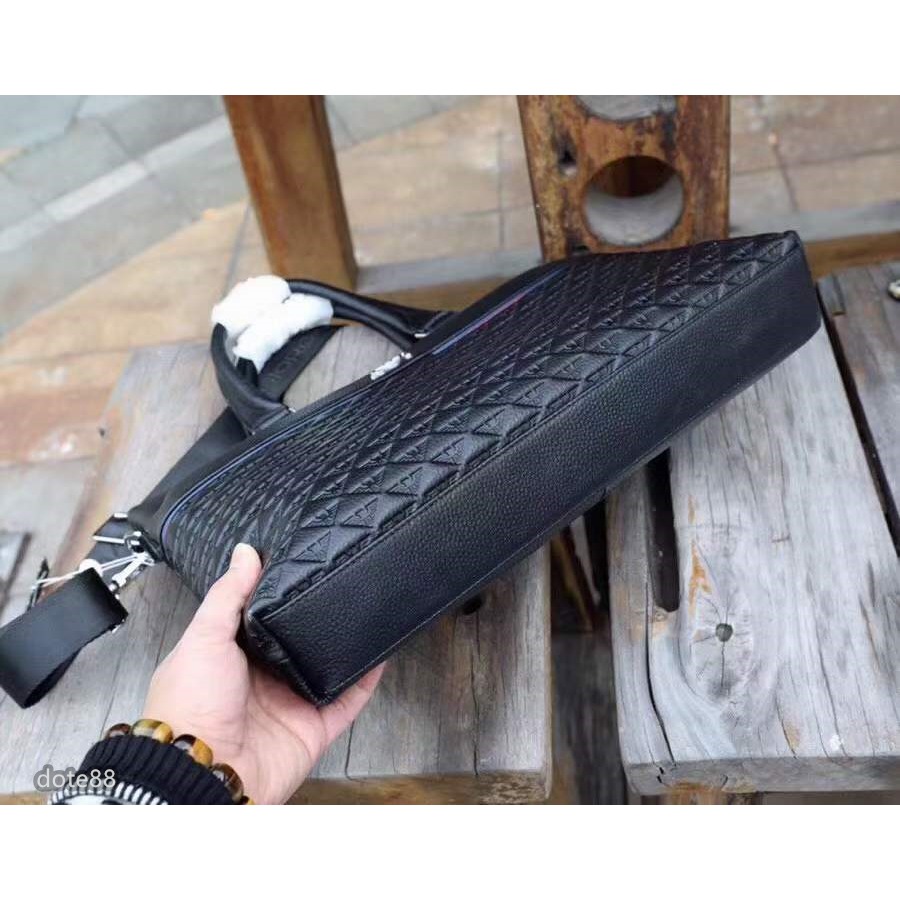 【Armani 阿瑪尼】公文包公事包手提包簡約大氣耐磨耐用簡便實用大容量內部出門必備簡約時尚休閒生日情人節父親節禮物-細節圖6