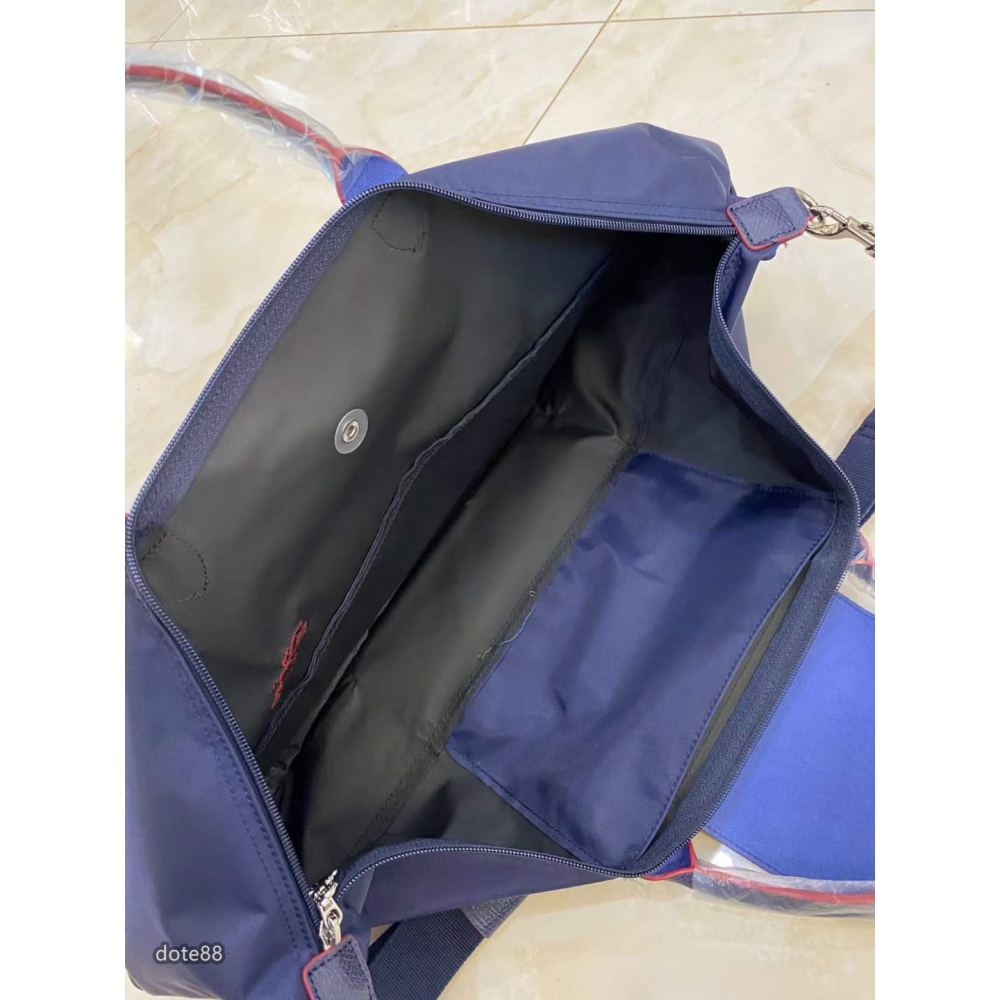 【Longchamp】旅行袋手提袋尼龍材質耐磨簡便大容量輕便實用出門必備簡約百搭優雅潮流行休閒逛街生日情人節禮物-細節圖7