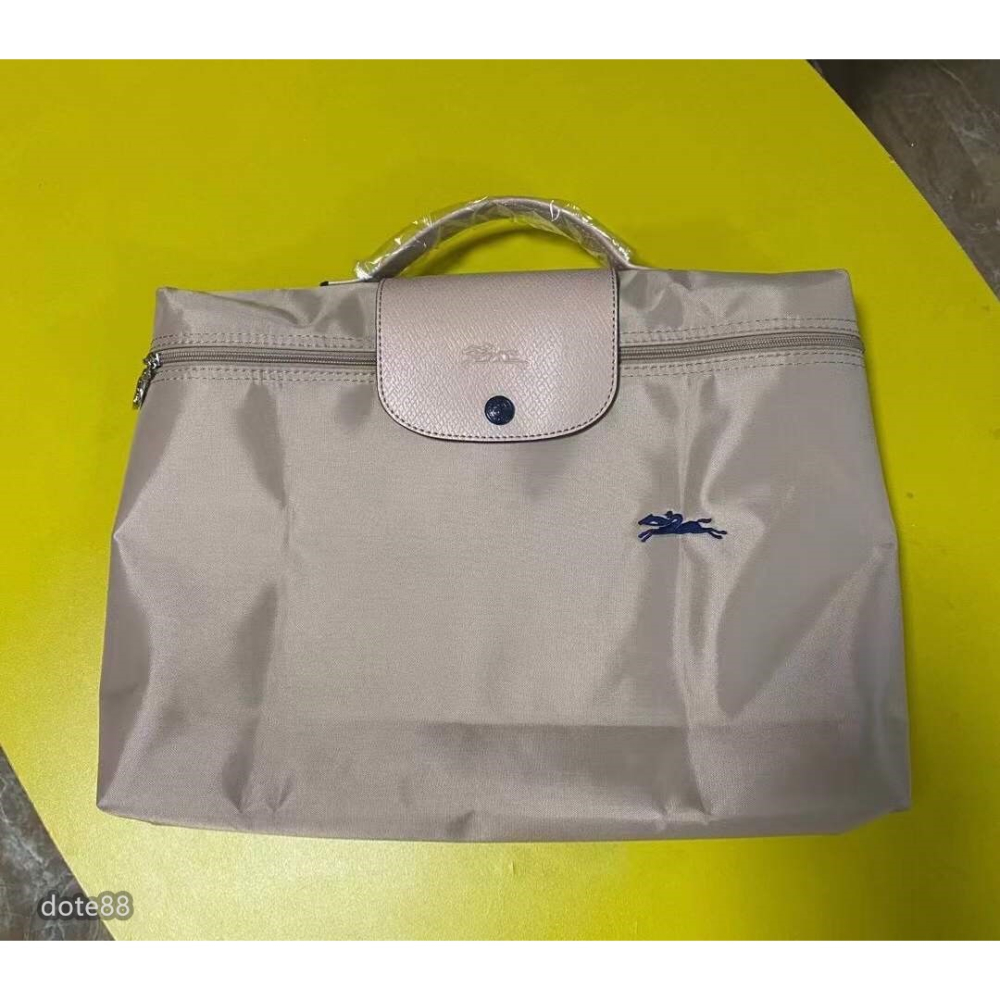 【Longchamp】新款進口防水尼龍面料70週年限量款刺繡馬男女公文包簡約大氣耐磨耐用簡便實用大容量出門必備簡約時尚-細節圖4