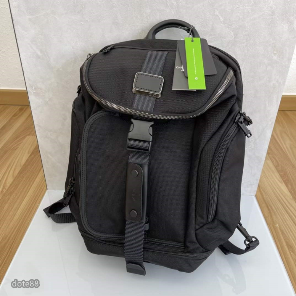 【Tumi】途米商務休閒男士雙肩包背包可雙肩手提旅行袋彈道尼龍面料大容量多功能多隔層設計多功能簡便實用出門必備簡約時尚-細節圖2