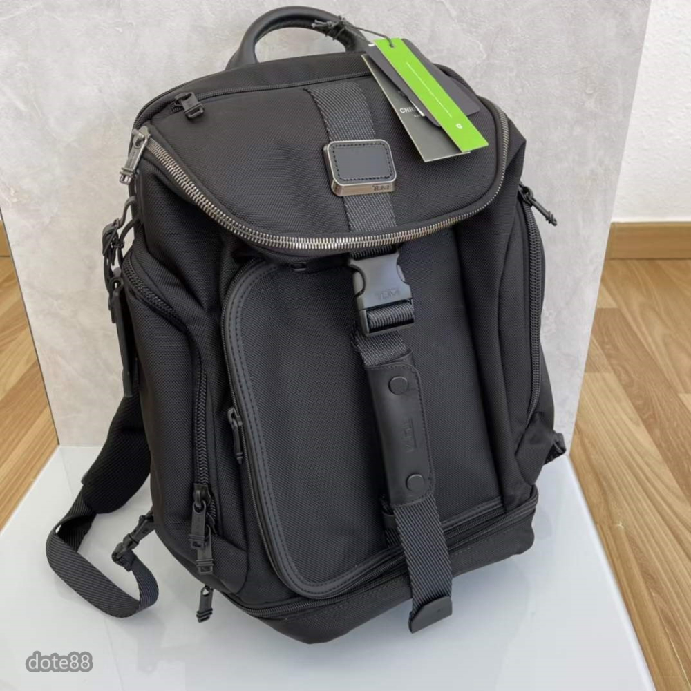 【Tumi】途米商務休閒男士雙肩包背包可雙肩手提旅行袋彈道尼龍面料大容量多功能多隔層設計多功能簡便實用出門必備簡約時尚-細節圖6