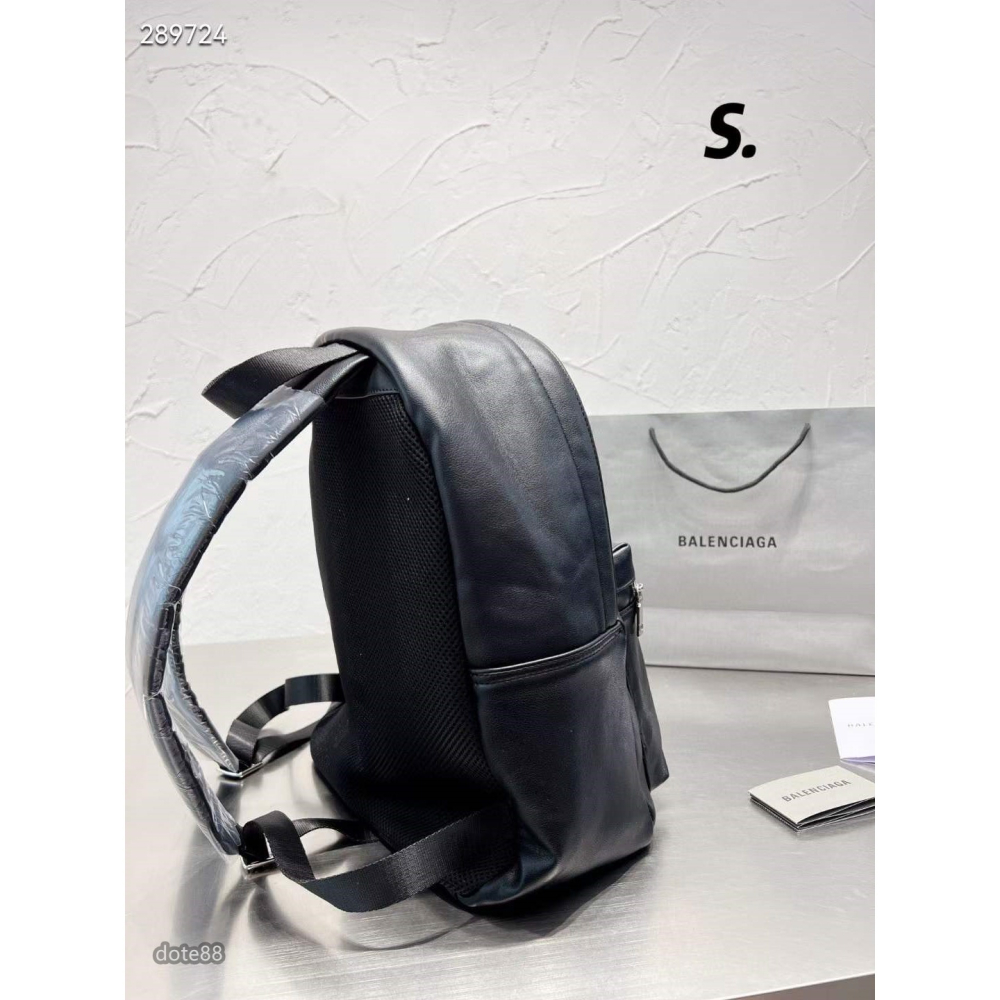 【Balenciaga】巴黎世家男生女生明星同款雙肩背包書包旅行包耐磨耐用多功能容量大拉鍊隔層生日禮物簡便實用防水拉鍊-細節圖3