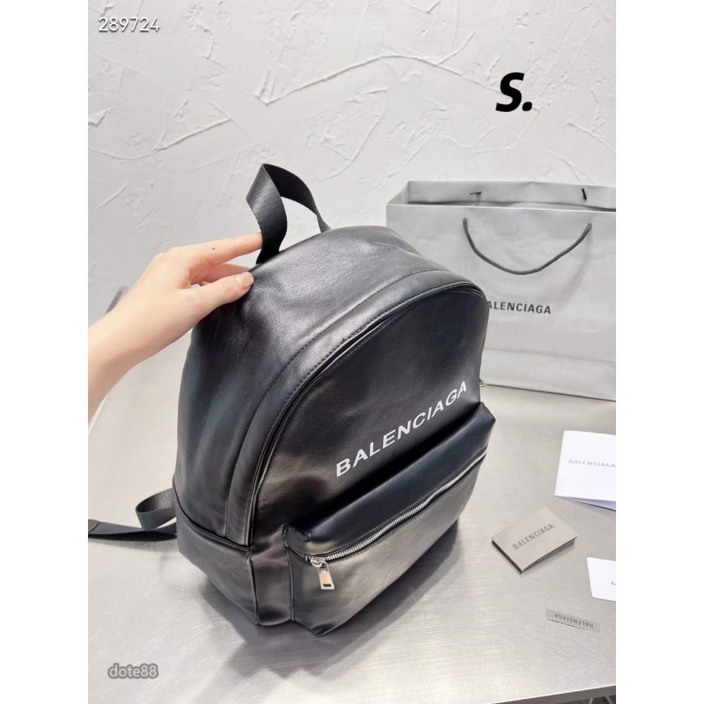 【Balenciaga】巴黎世家男生女生明星同款雙肩背包書包旅行包耐磨耐用多功能容量大拉鍊隔層生日禮物簡便實用防水拉鍊-細節圖6