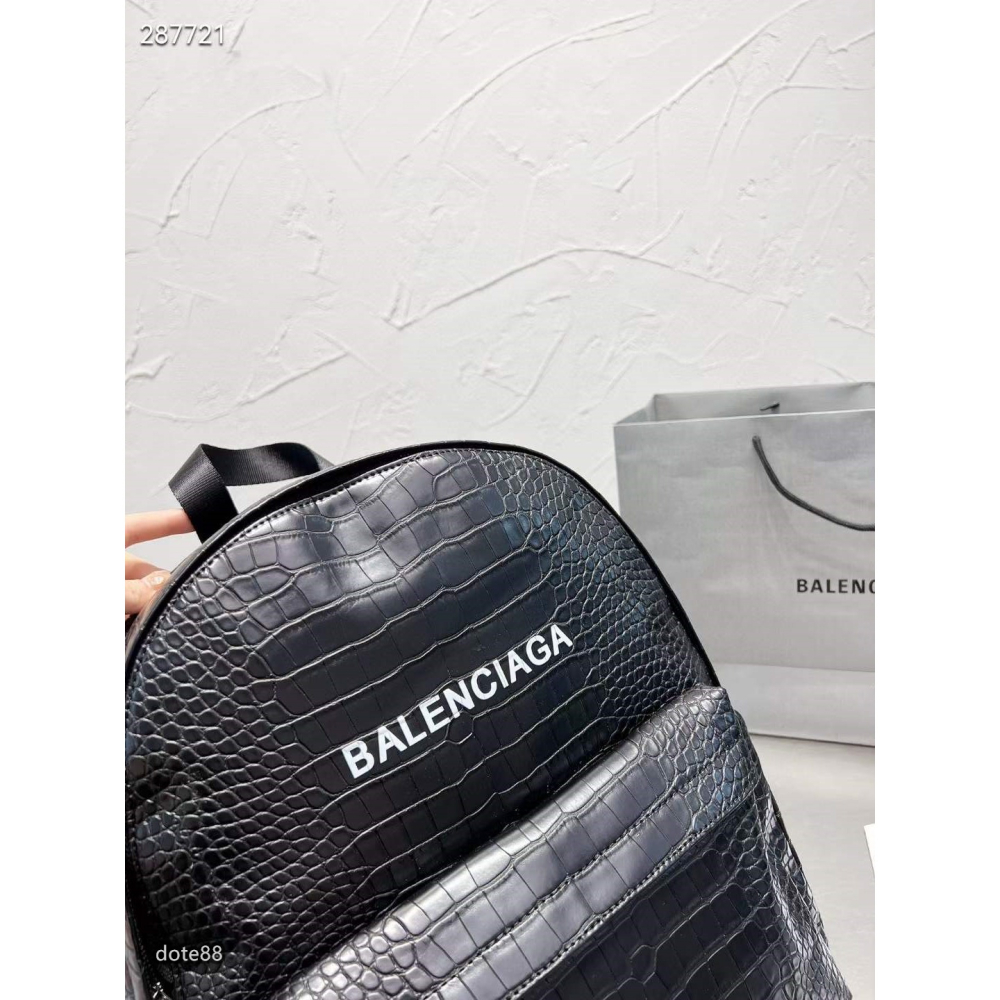 【Balenciaga】巴黎世家男生女生明星同款雙肩背包書包旅行包耐磨耐用多功能容量大拉鍊隔層生日禮物簡便實用防水拉鍊-細節圖2