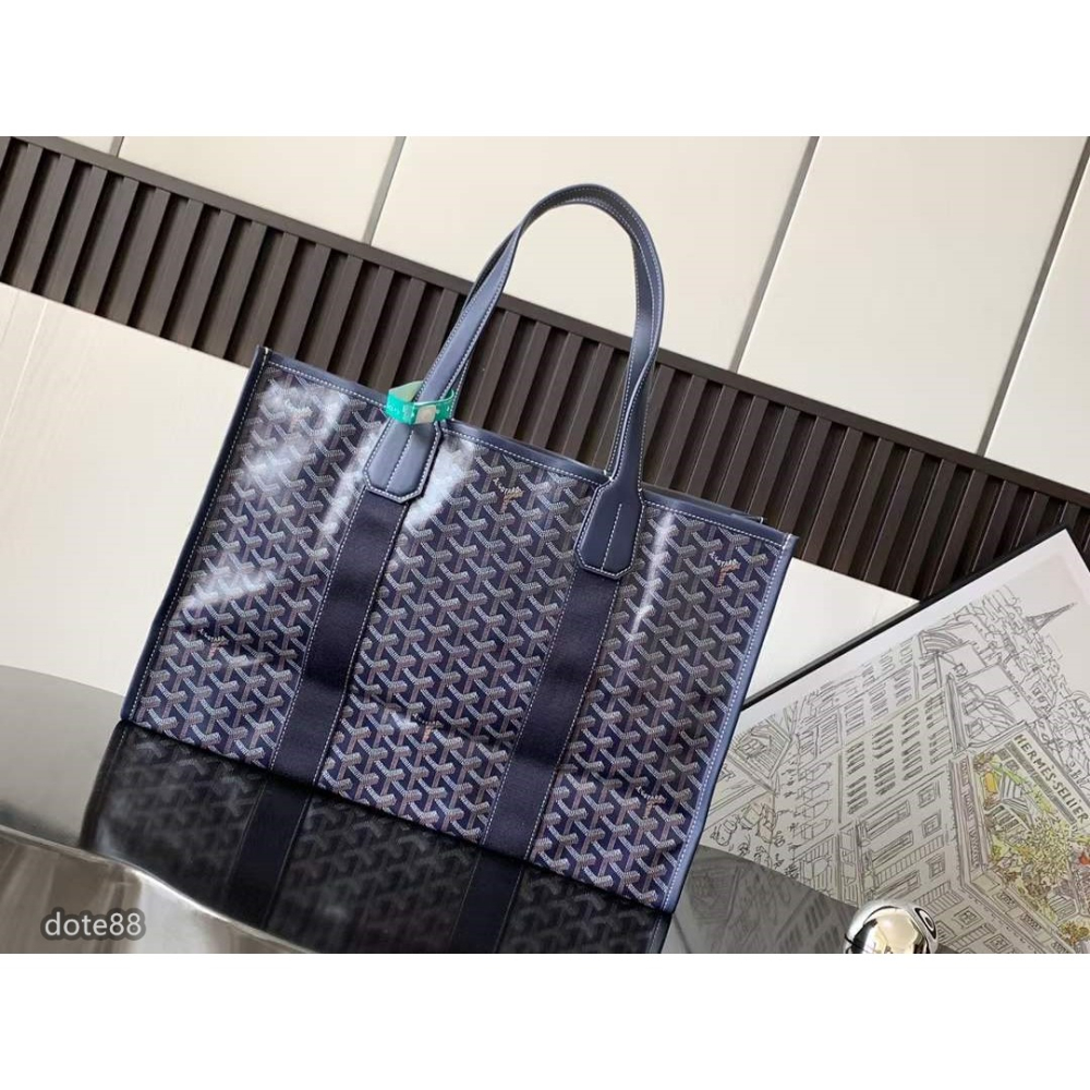 【Goyard】戈雅明星同款托特包手提包購物包男女通用塗鴉版可單肩手拎耐磨耐用輕質而空間寬敞多功能簡便實用輕便實用-細節圖3