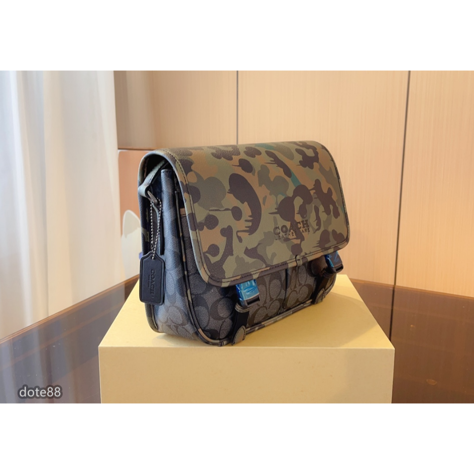 【coach】蔻馳男士郵差包單肩包手機包新配色青春氣息輕便實用出門必備百搭有型簡約時尚潮流休閒逛街生日禮物情人節禮物-細節圖2