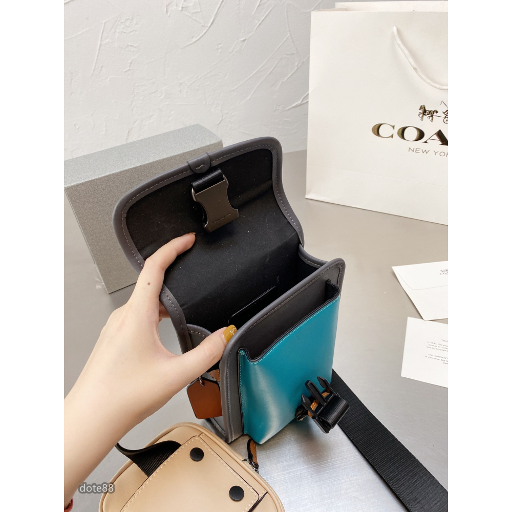 【coach】蔻馳男士單肩包斜挎包經典印花大容量年輕配色輕便實用出門必備送男友禮物百搭有型時尚潮流休閒逛街生日禮物-細節圖8