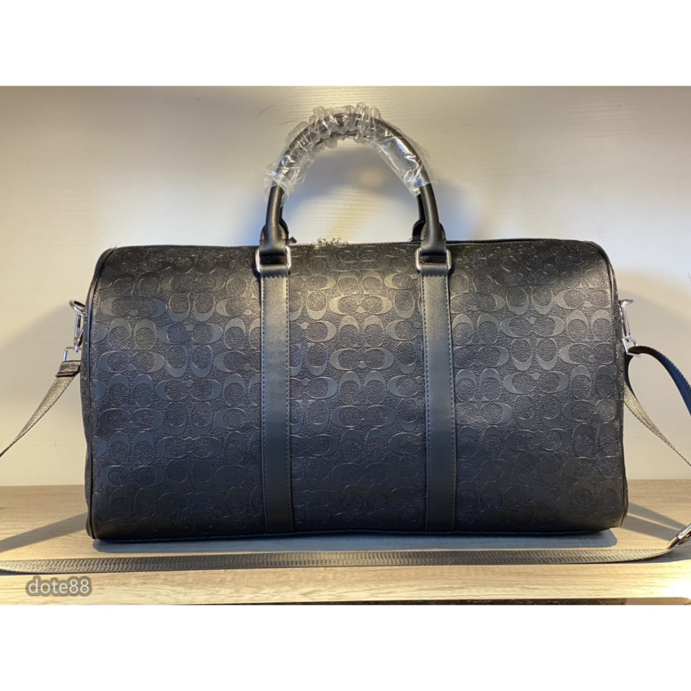 【coach】蔻馳男女通用旅行包健身包手提包搭配肩帶可斜挎經典印花大容量輕便實用出門必備送男友禮物百搭有型簡約時尚潮流-細節圖8