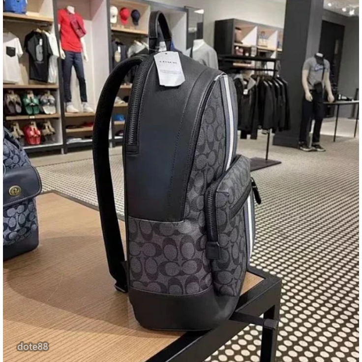 【coach】蔻馳新款背包男女情侶大容量內部有夾層輕便實用旅行必備百搭有型簡約時尚潮流休閒逛街生日情人節禮物-細節圖2