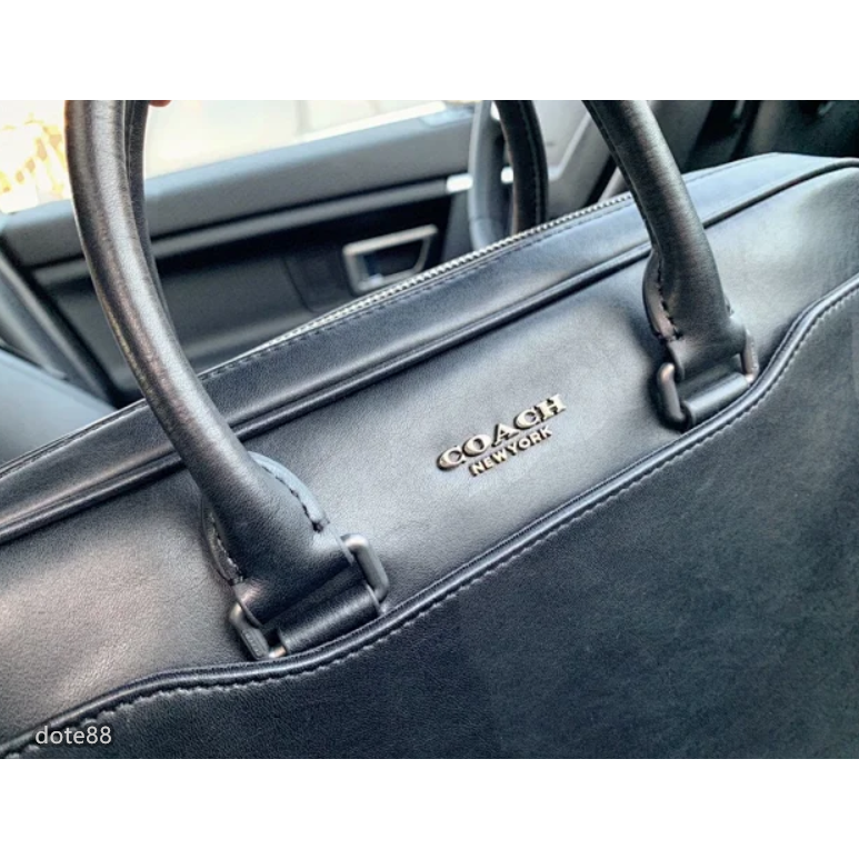 【coach】蔻馳男士商务休闲公文包公事包手提电脑包单肩斜挎包大容量輕便實用出門必備送男友領導老公禮物百搭簡約時尚潮流-細節圖2