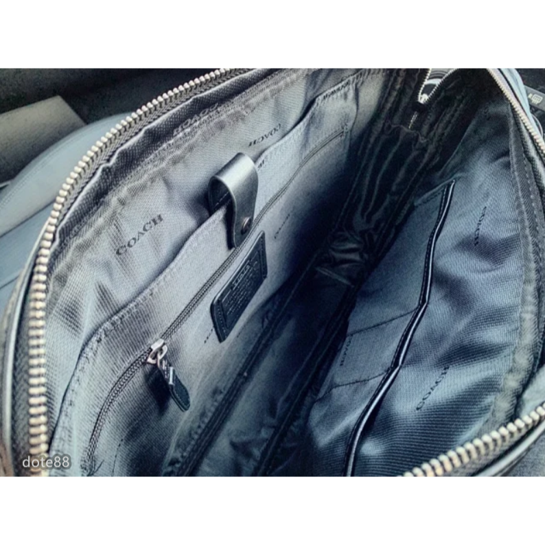 【coach】蔻馳男士商务休闲公文包公事包手提电脑包单肩斜挎包大容量輕便實用出門必備送男友領導老公禮物百搭簡約時尚潮流-細節圖8