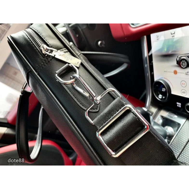 【GUCCI】古馳GG牛皮男士出差公文包大容量商務休閒手提電腦包單肩斜挎包父親節情人節生日禮物送領導上班出差必備商務風-細節圖6