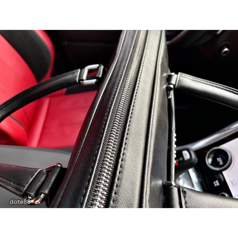 【GUCCI】古馳GG牛皮男士出差公文包大容量商務休閒手提電腦包單肩斜挎包父親節情人節生日禮物送領導上班出差必備商務風-細節圖8