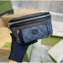 【GUCCI】古馳男士女士經典GG老花帆布腰包胸包單肩斜挎情侶包大容量多功能出門旅遊必備可斜挎休閒逛街情人節生日禮物-規格圖9