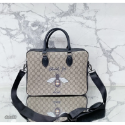 【GUCCI】古馳經典GG小蜜蜂印花男士出差公文包公事包大容量隔層商務手提電腦包單肩斜挎包父親節情人節生日禮物送領導-規格圖9