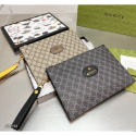 【GUCCI】古馳經典虎頭手拿包雙G帆布商務手抓包拉鍊手包夾包錢包經典老印花大容量多功能適合上班旅遊必備可斜挎休閒逛街-規格圖9