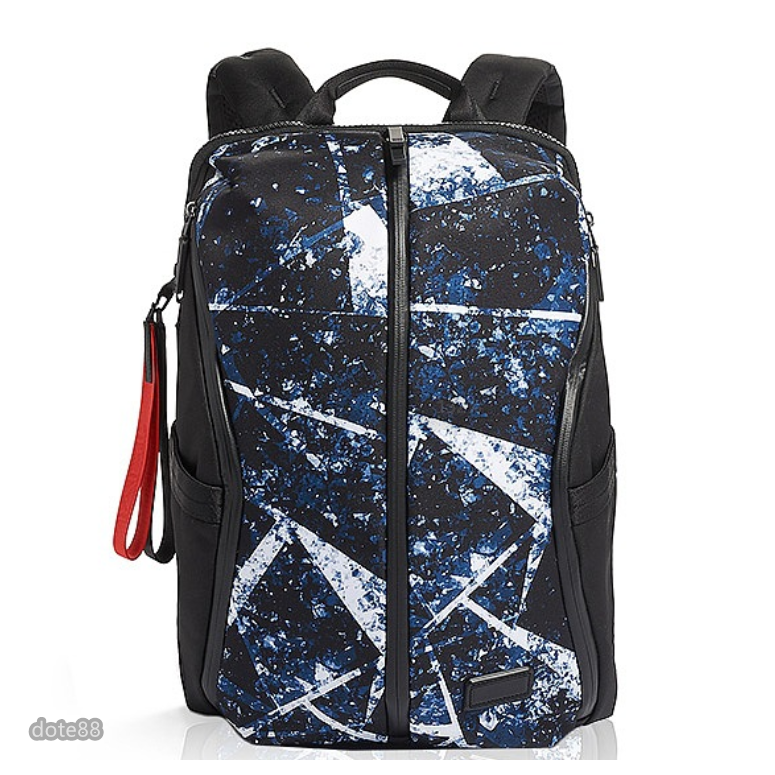 【TUMI】途米男士時尚雙肩背包登山包運動包書包筆電包彈道尼龍材質多口袋簡約隔層多耐磨耐用生日節日禮物簡便實用大容量-細節圖4